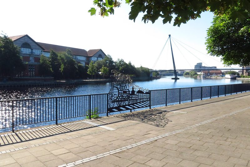 The River Tees waterfront at Stockton-on-Tees